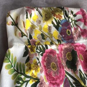 Tracy Reese strapless floral dress